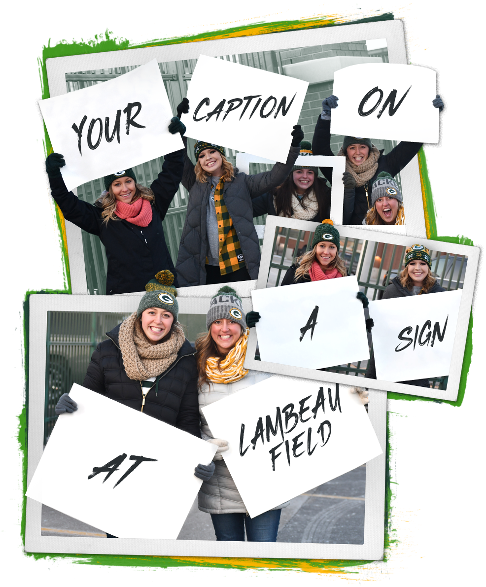 Ladies holding signs
